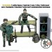 Click N' Play Military Life Living Quarters Bunk Bed 14 Piece Play Set With Accessories. B076ZSSP77